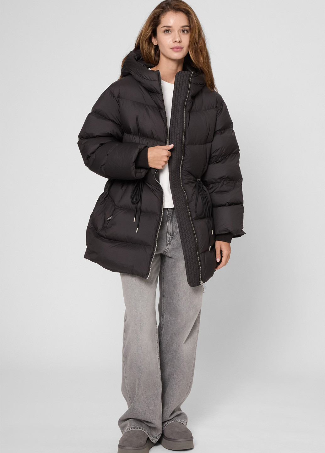 Черный зимний Пуховик PRPY