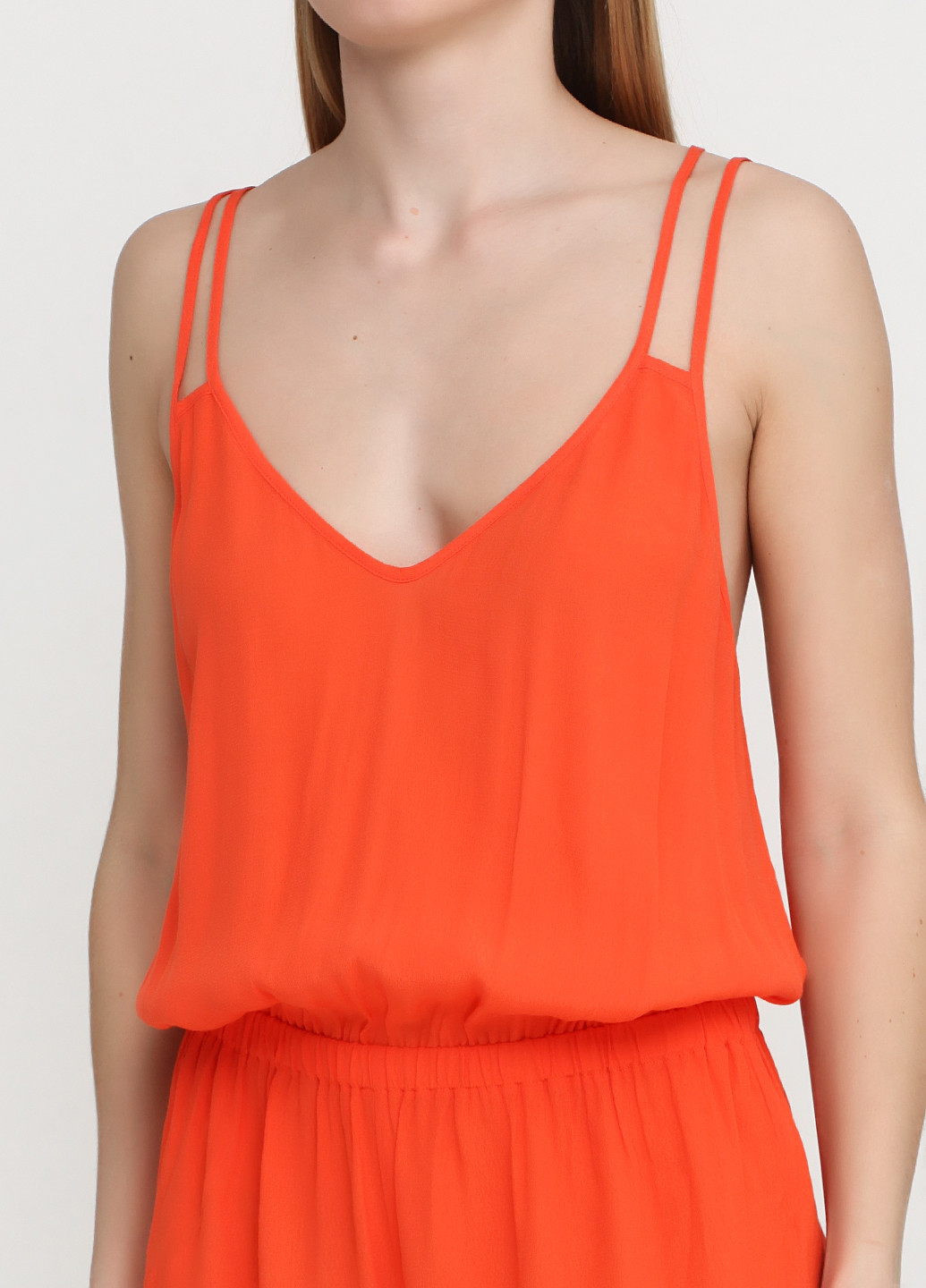 Комбинезон Women'secret комбинезон-шорты однотонный оранжевый пляжный
