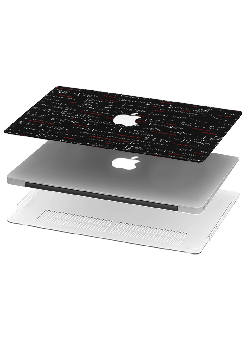 Чохол пластиковий для Apple MacBook Pro 13 A1706 / A1708 / A1989 / A2159 / A1988 Формули геометричні (9648-2543) MobiPrint (218858465)