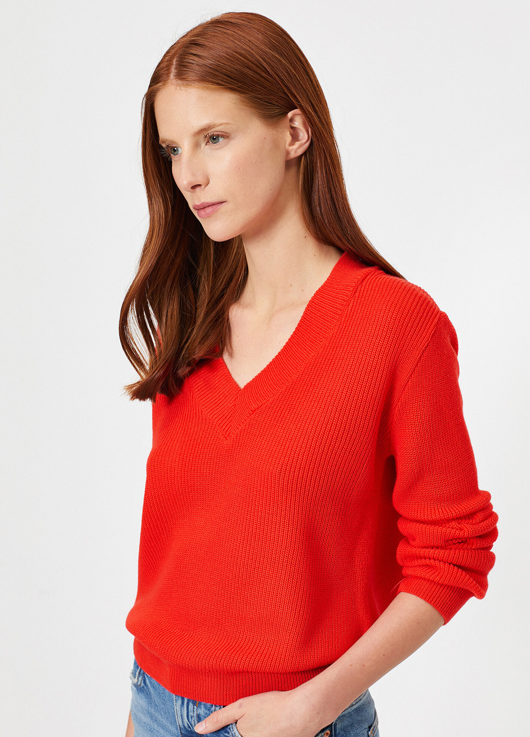 Червоний демісезонний пуловер пуловер KOTON