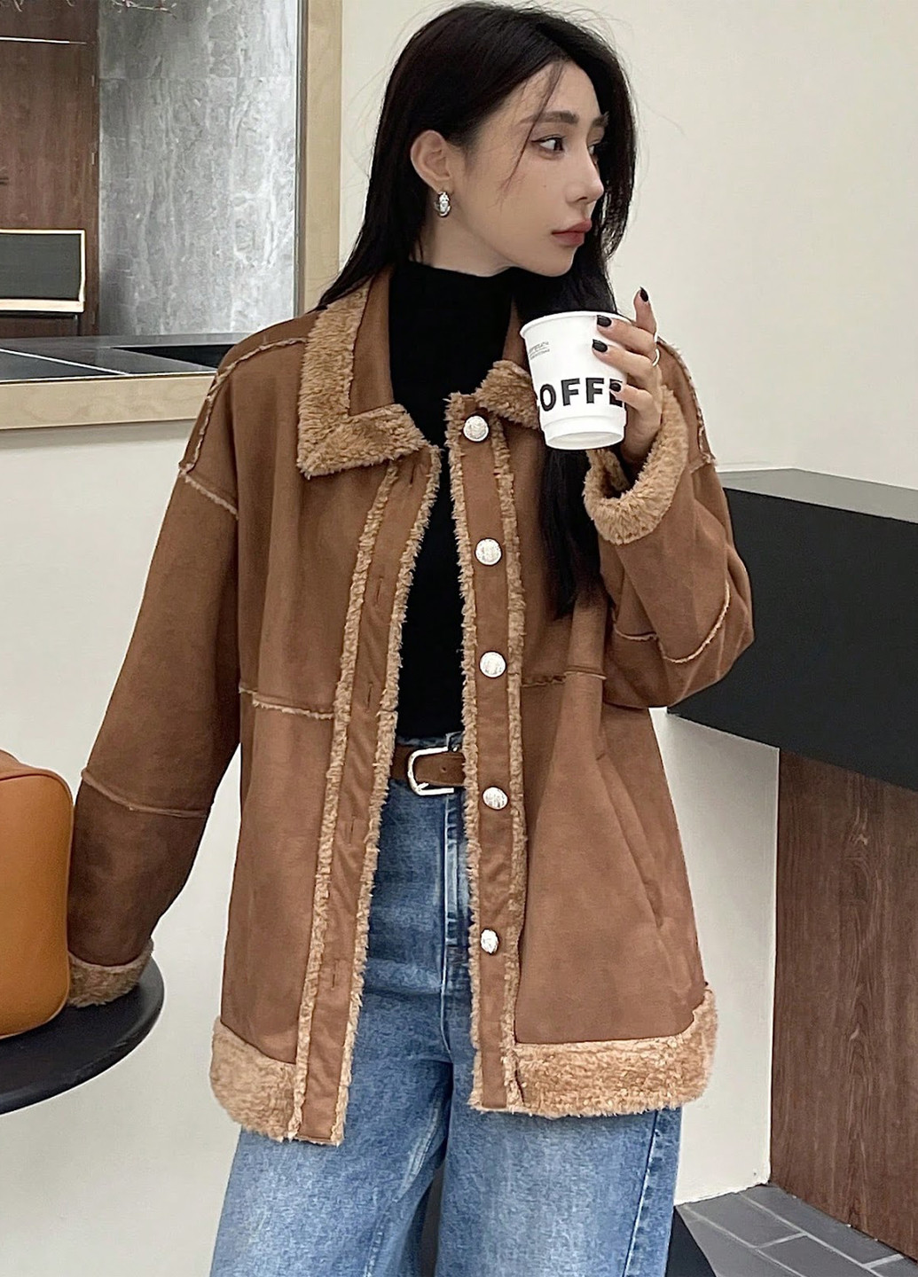 Дубленка SHEIN (323262686)