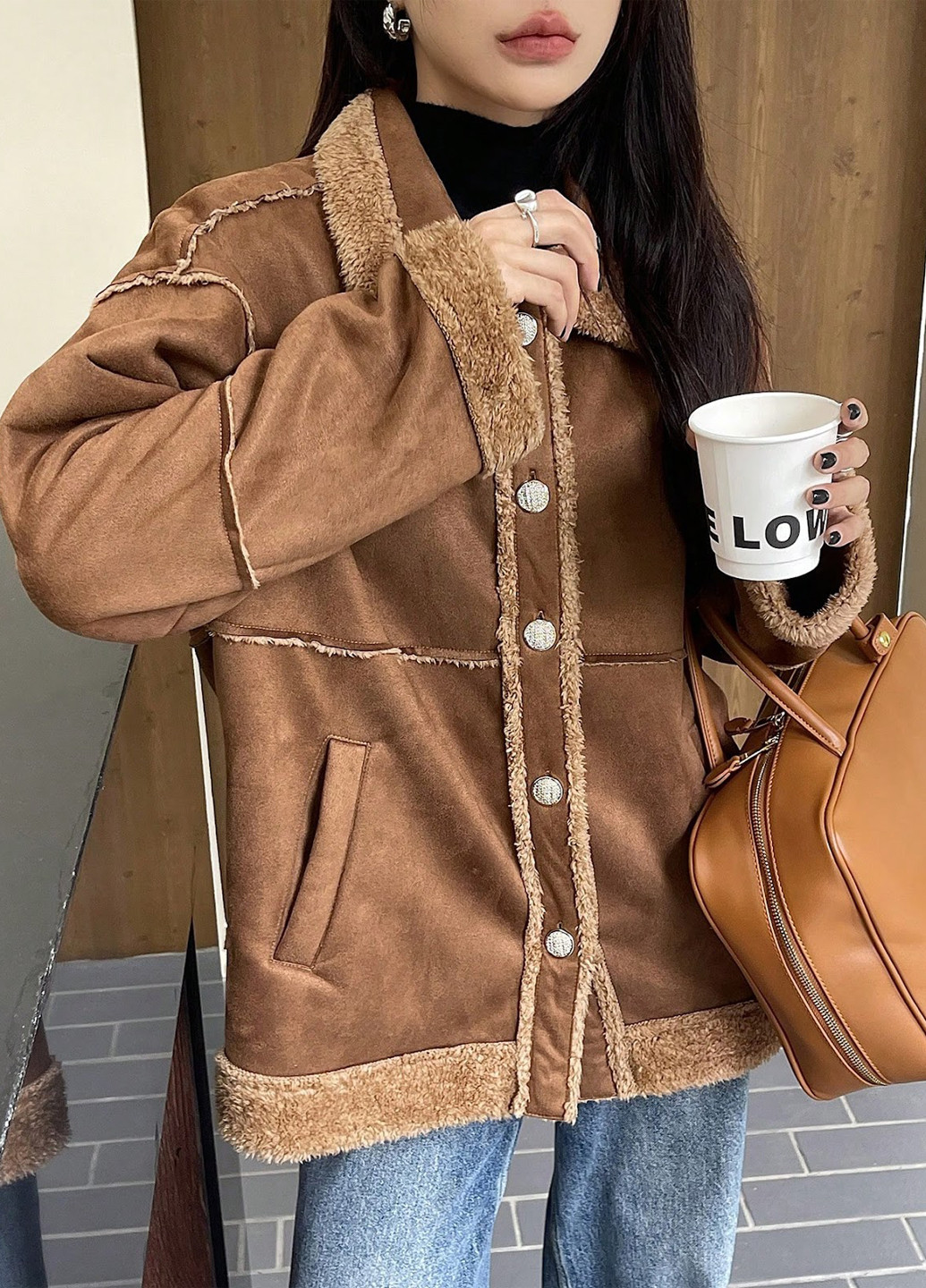 Дубленка SHEIN (323262686)