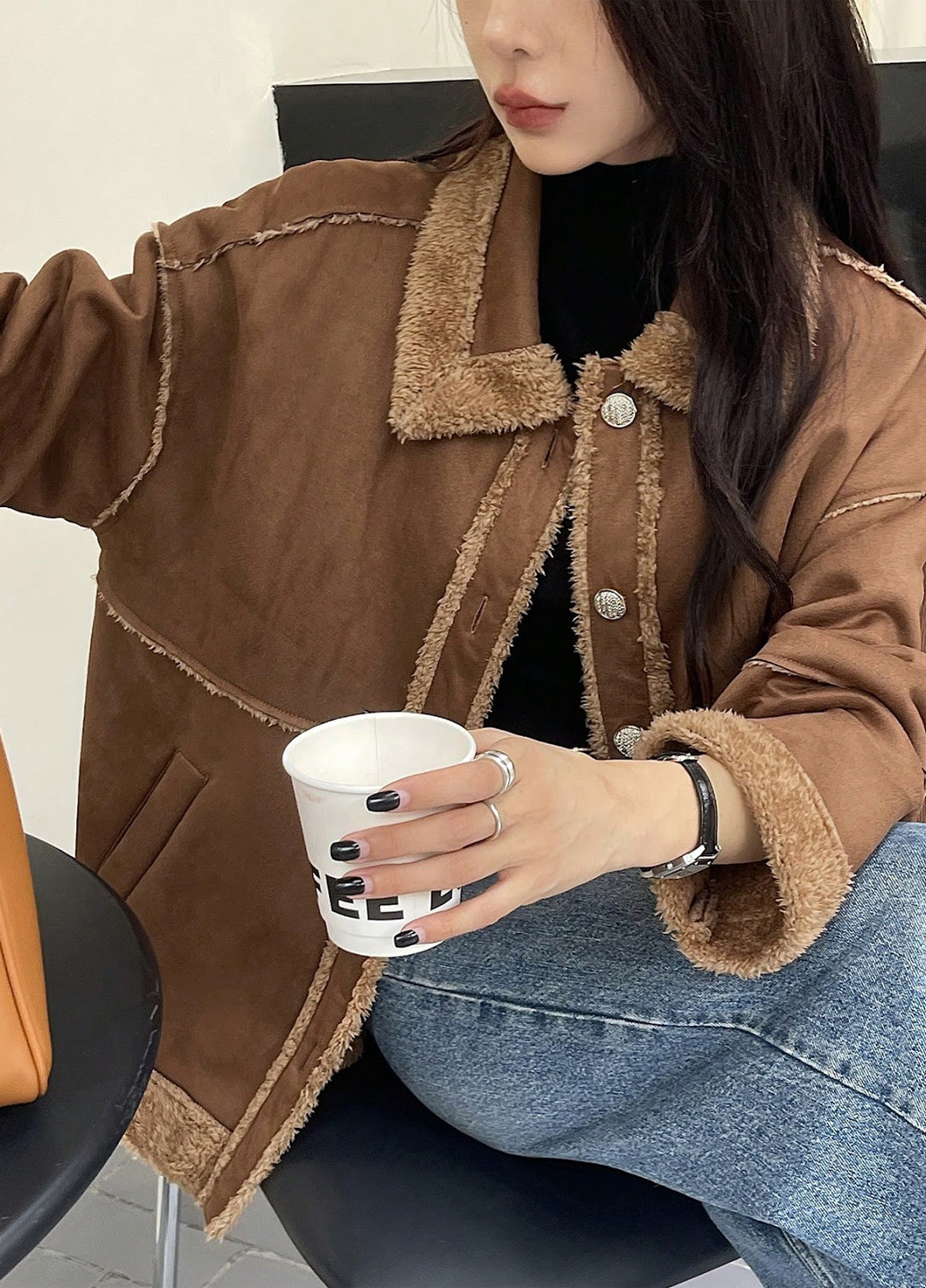 Дубленка SHEIN (323262686)