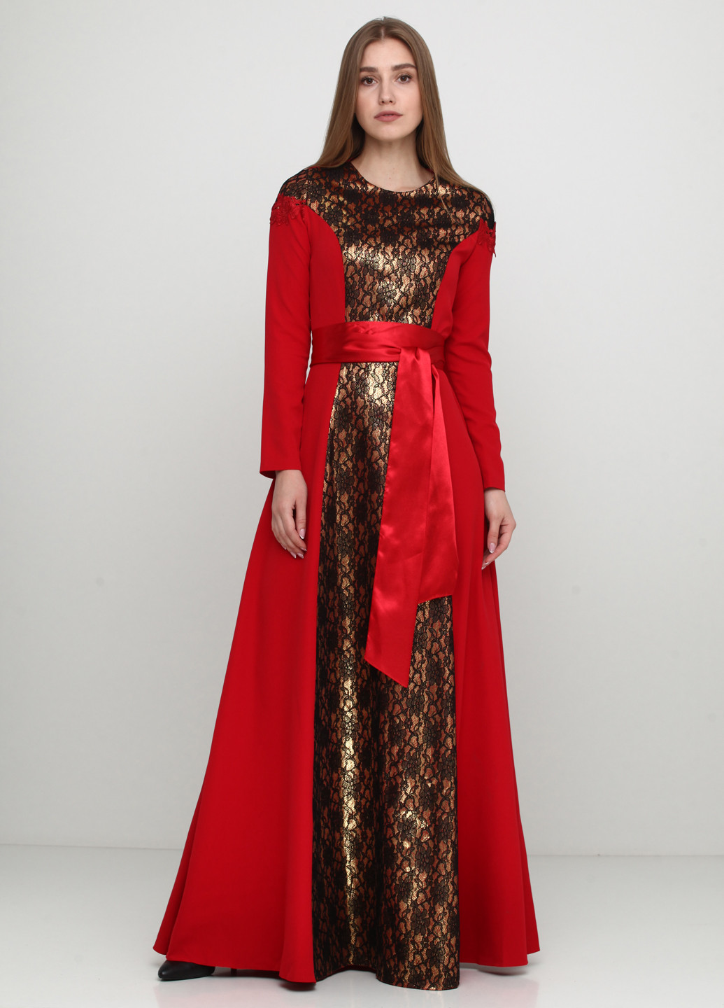 Червона вечірня сукня Imperial фактурна