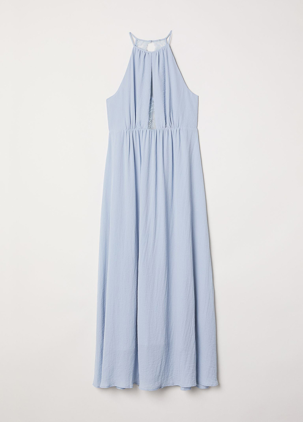 Блакитна коктейльна сукня а-силует H&M однотонна