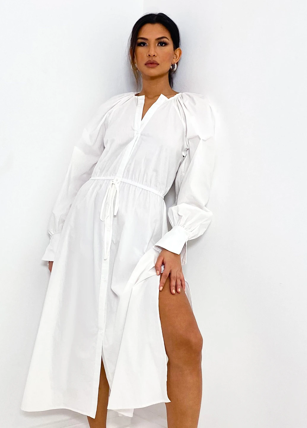Білий кежуал сукня Missguided однотонна
