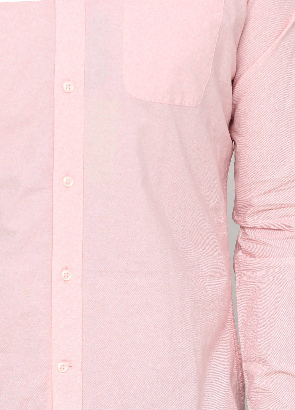 Светло-розовая классическая рубашка в полоску Massimo Dutti с длинным рукавом