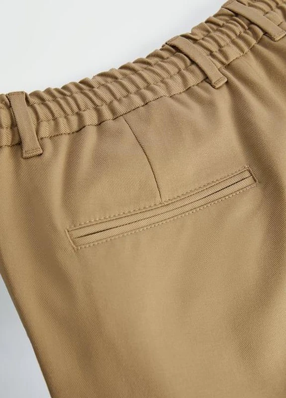 Песочные кэжуал летние брюки Zara
