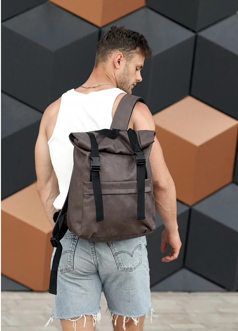 Мужской рюкзак ролл 41х30х16 см Sambag (250097153)