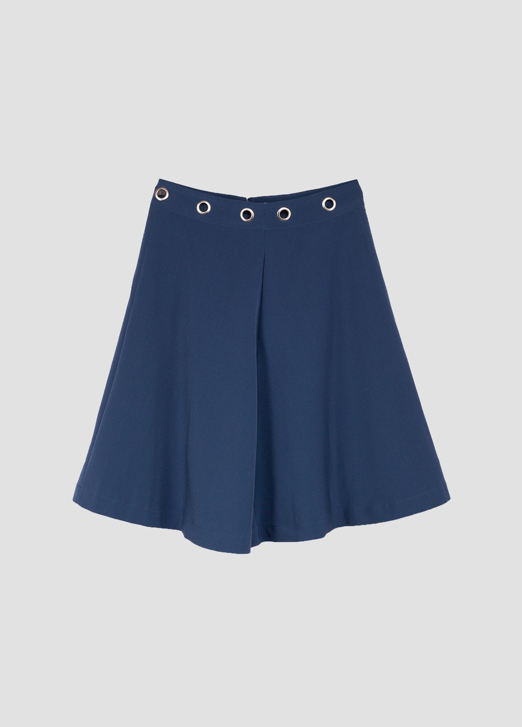 Синяя кэжуал однотонная юбка MINT&BERRY