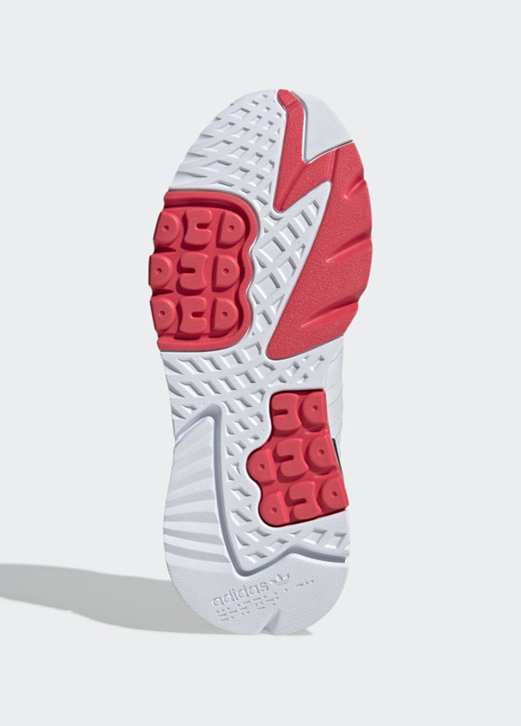 Білі осінні кросівки adidas Nite Jogger