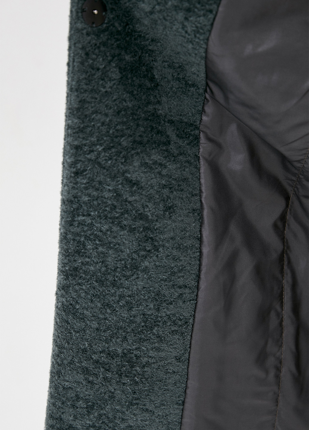 Темно-зеленое демисезонное Пальто однобортное Florens