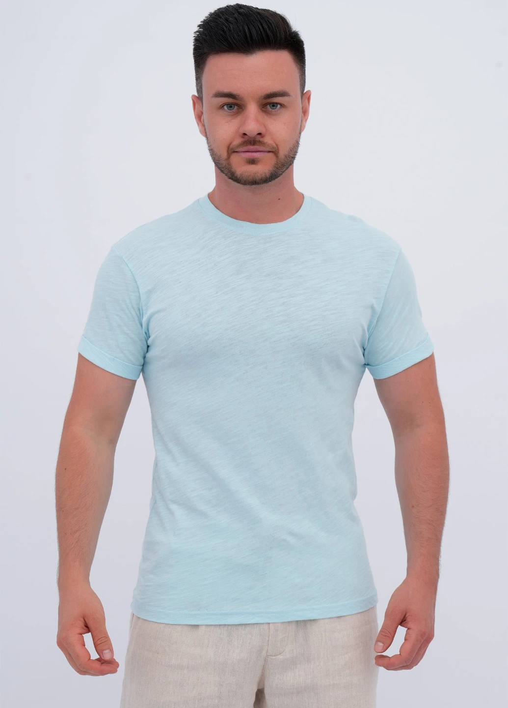 Світло-блакитна футболка Trend Collection