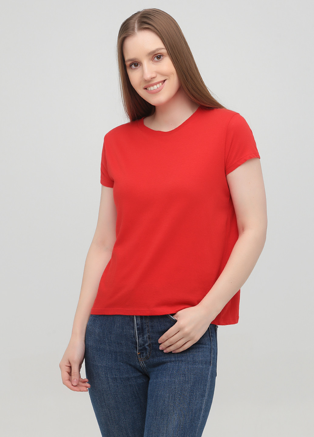 Красная летняя футболка Jennyfer