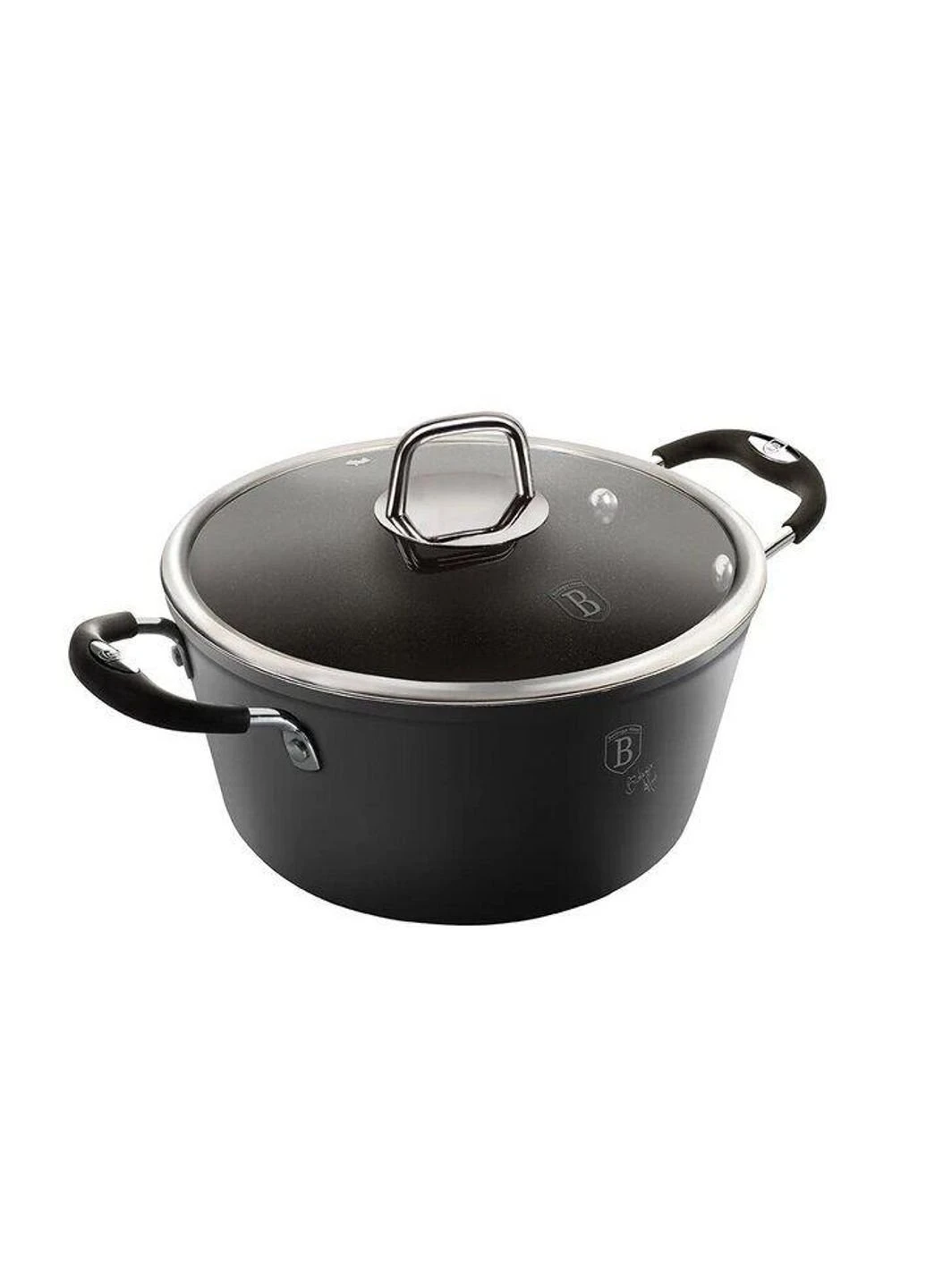 Кастрюля Black Professional Line BH-6123 4,1 л 24 см Berlinger Haus (253543009)