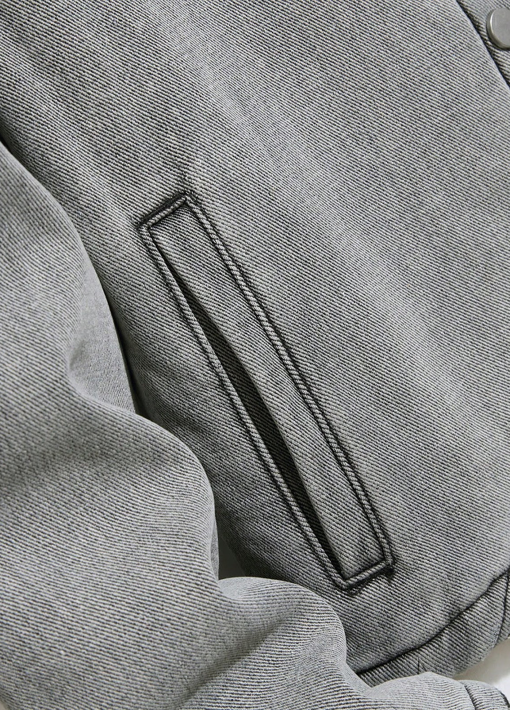 Светло-серая зимняя куртка SHEIN