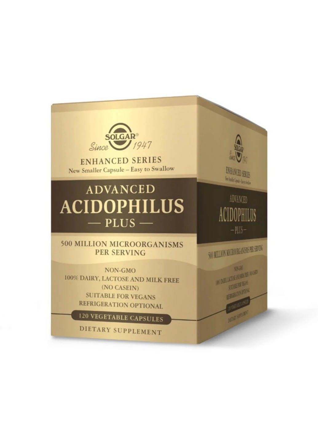 Пробіотикии Advanced Acidophilus Plus 120 капсул Solgar (255407537)
