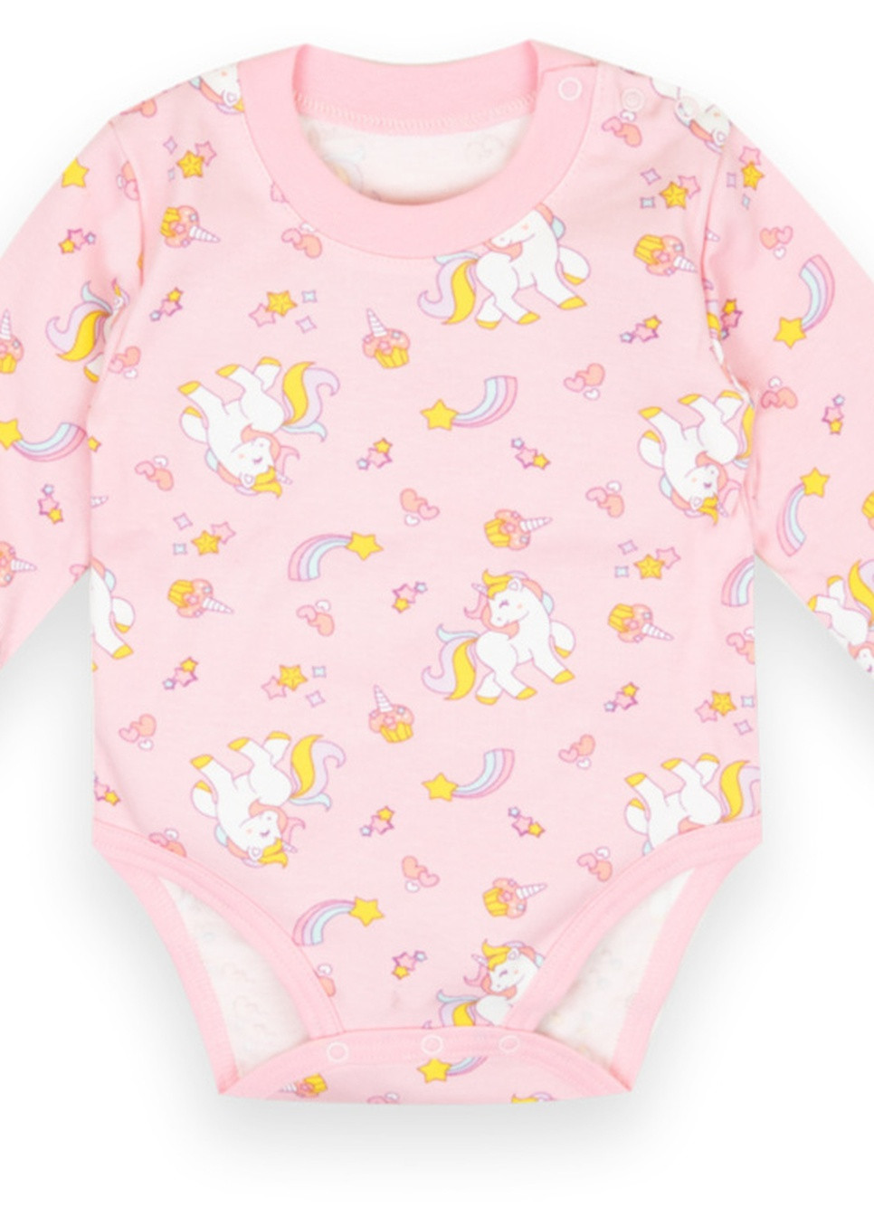 Детский ясельный боди для девочи BD-22-1-3 *Мяу* Габби (253007114)