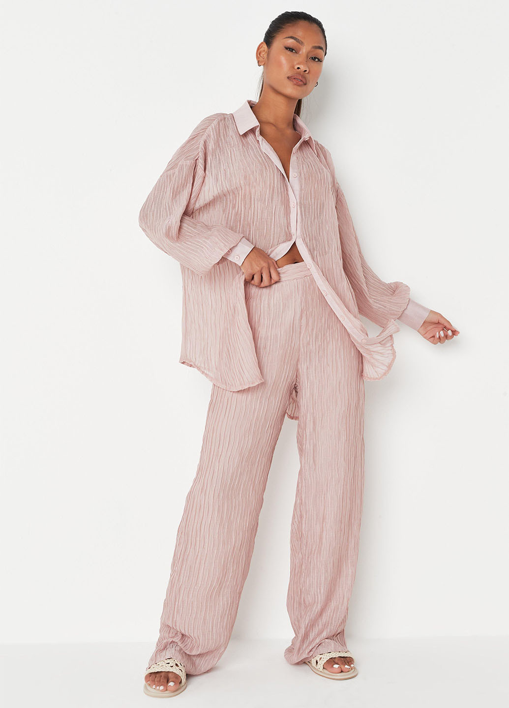 Пудровая блуза Missguided