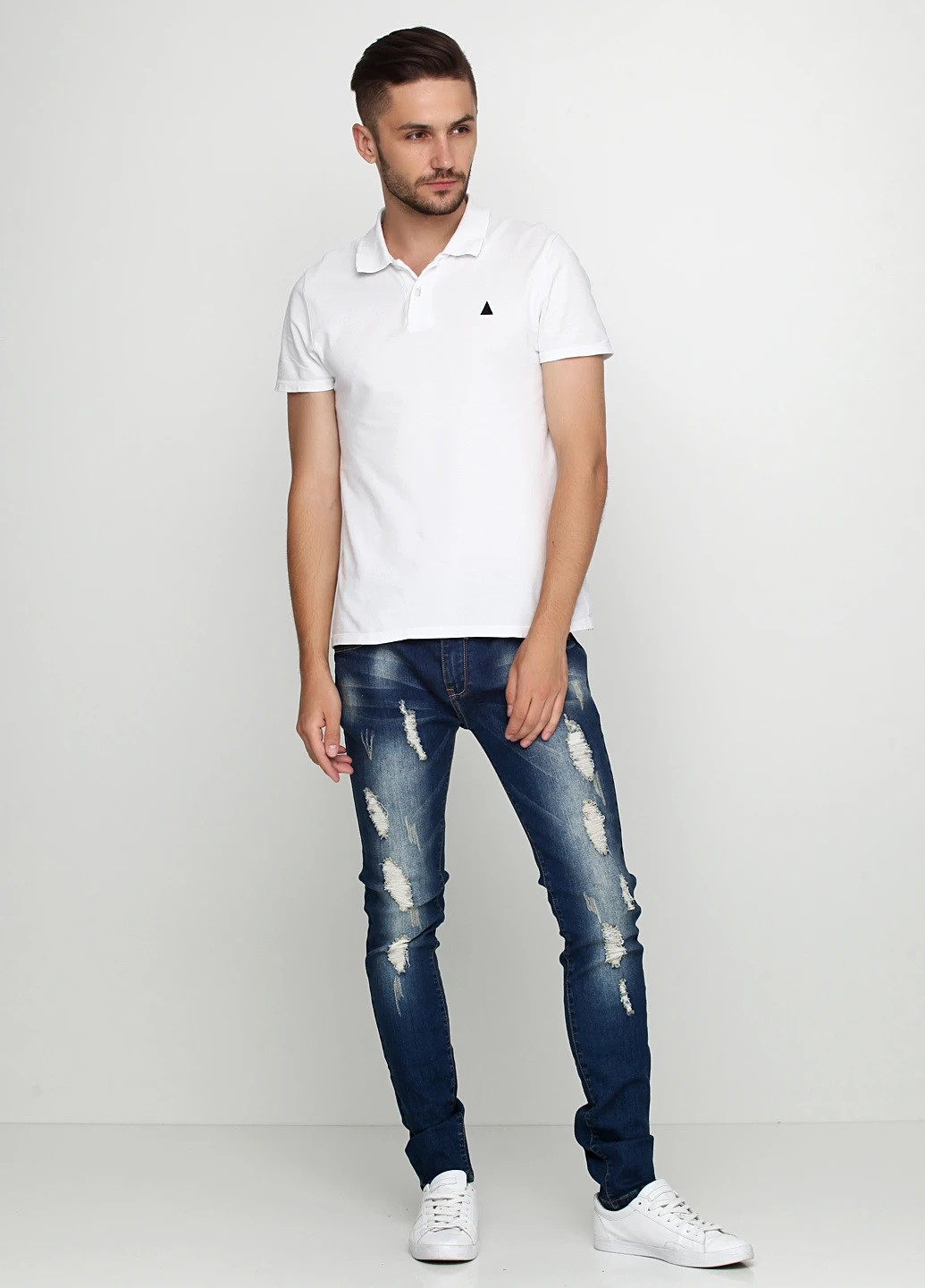 Синие демисезонные слим джинсы Soul Star