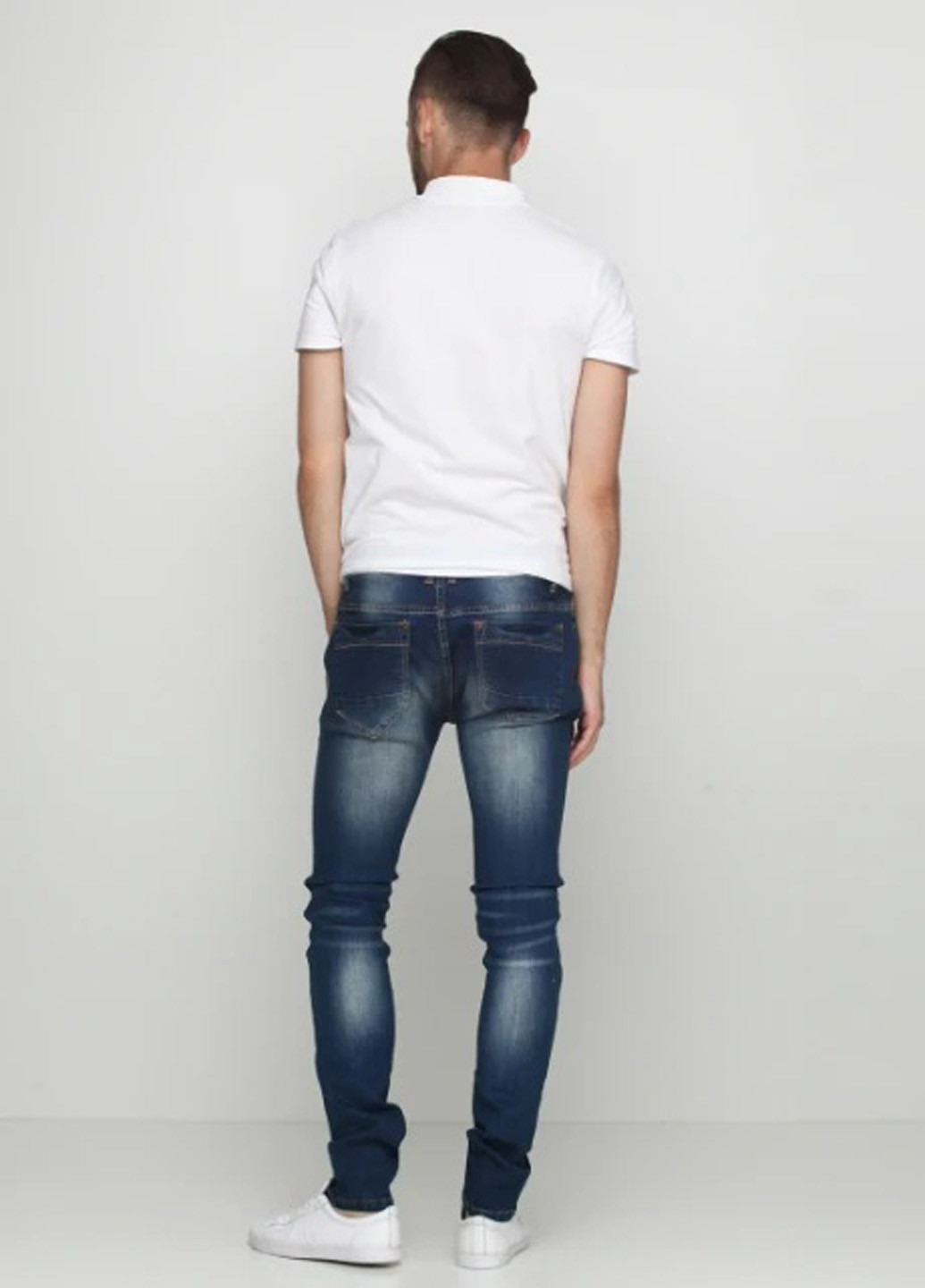 Синие демисезонные слим джинсы Soul Star