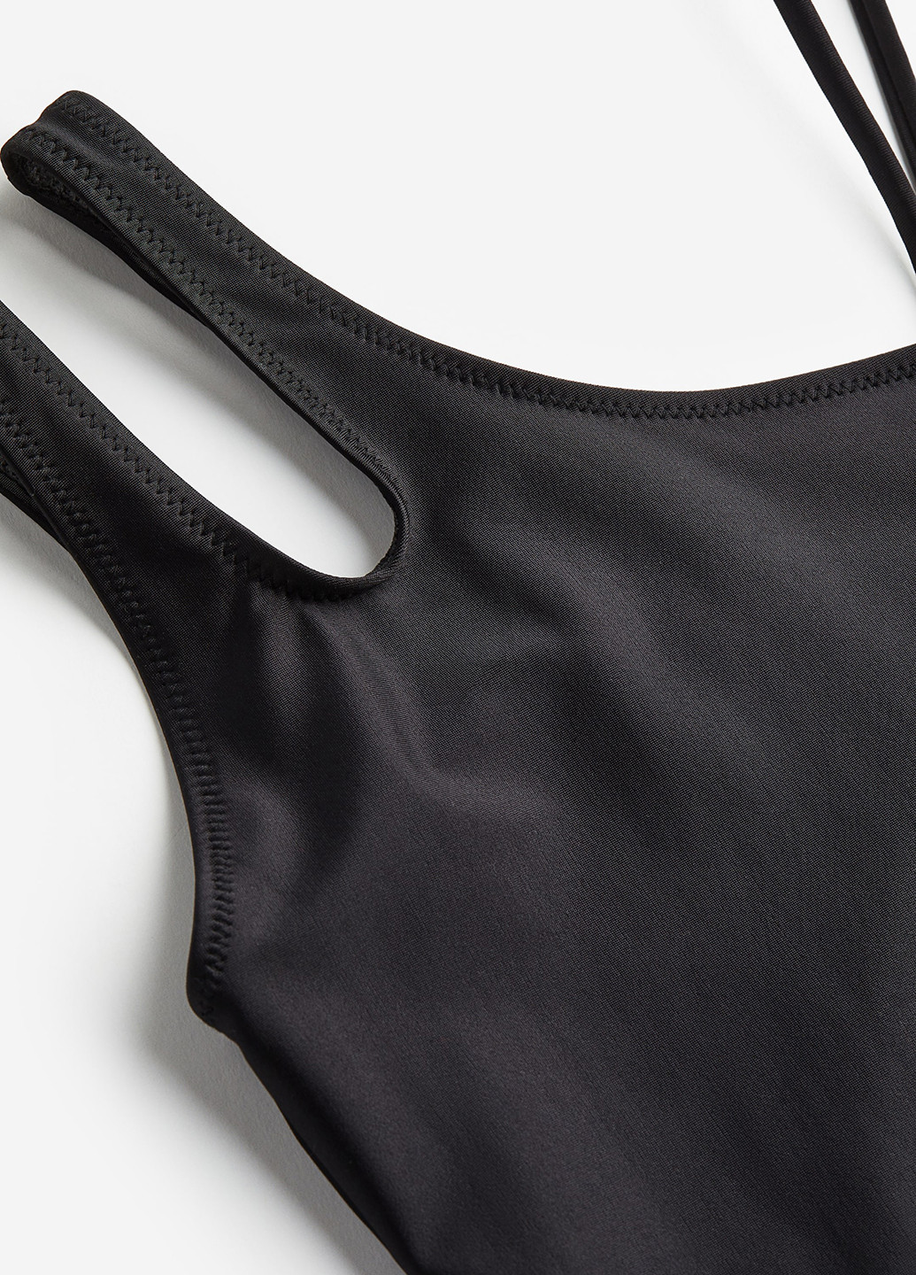 Чорний літній купальник суцільний H&M