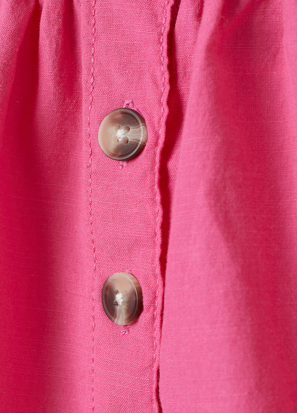 Фуксиновая кэжуал однотонная юбка H&M клешированная