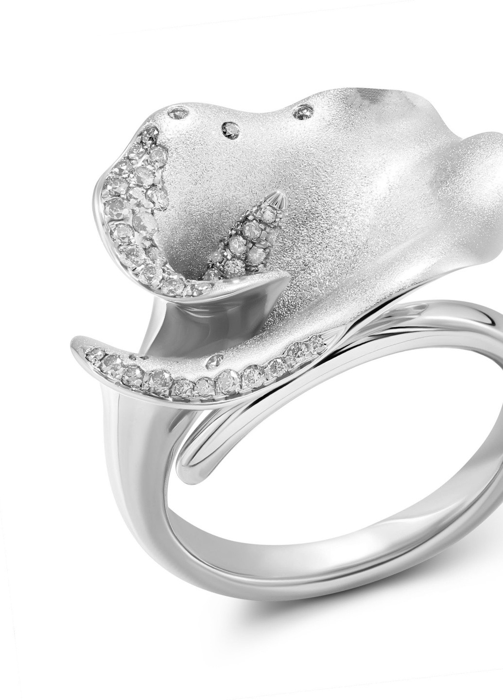 Кольцо с бриллиантами в белом золоте 1-162 090 Zarina (254252842)