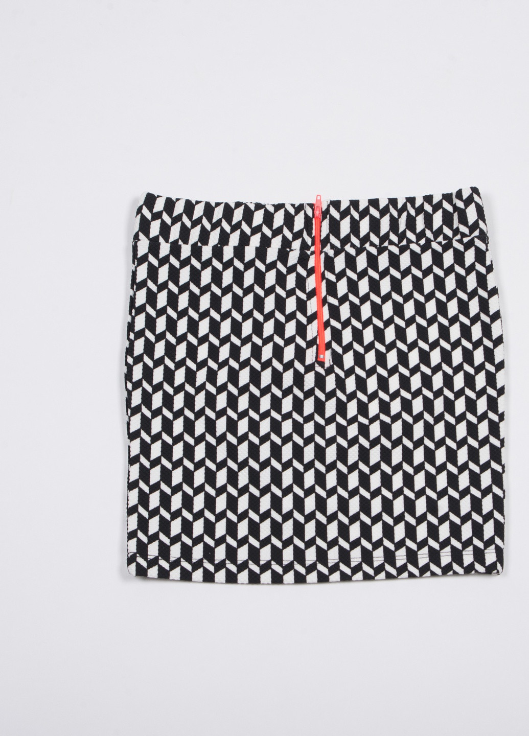 Черно-белая кэжуал с геометрическим узором юбка TOM DU