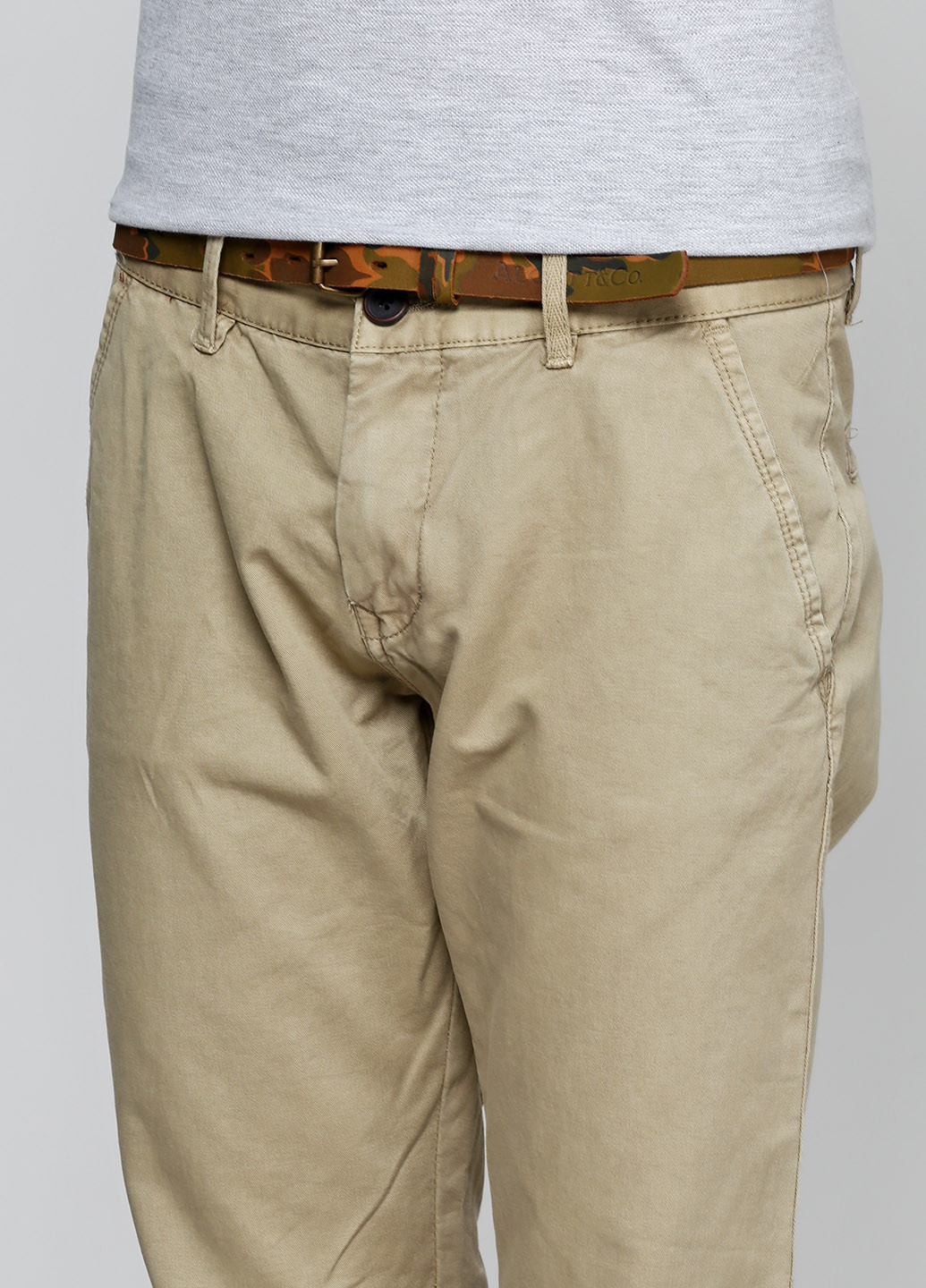 Хаки кэжуал летние прямые брюки Alcott
