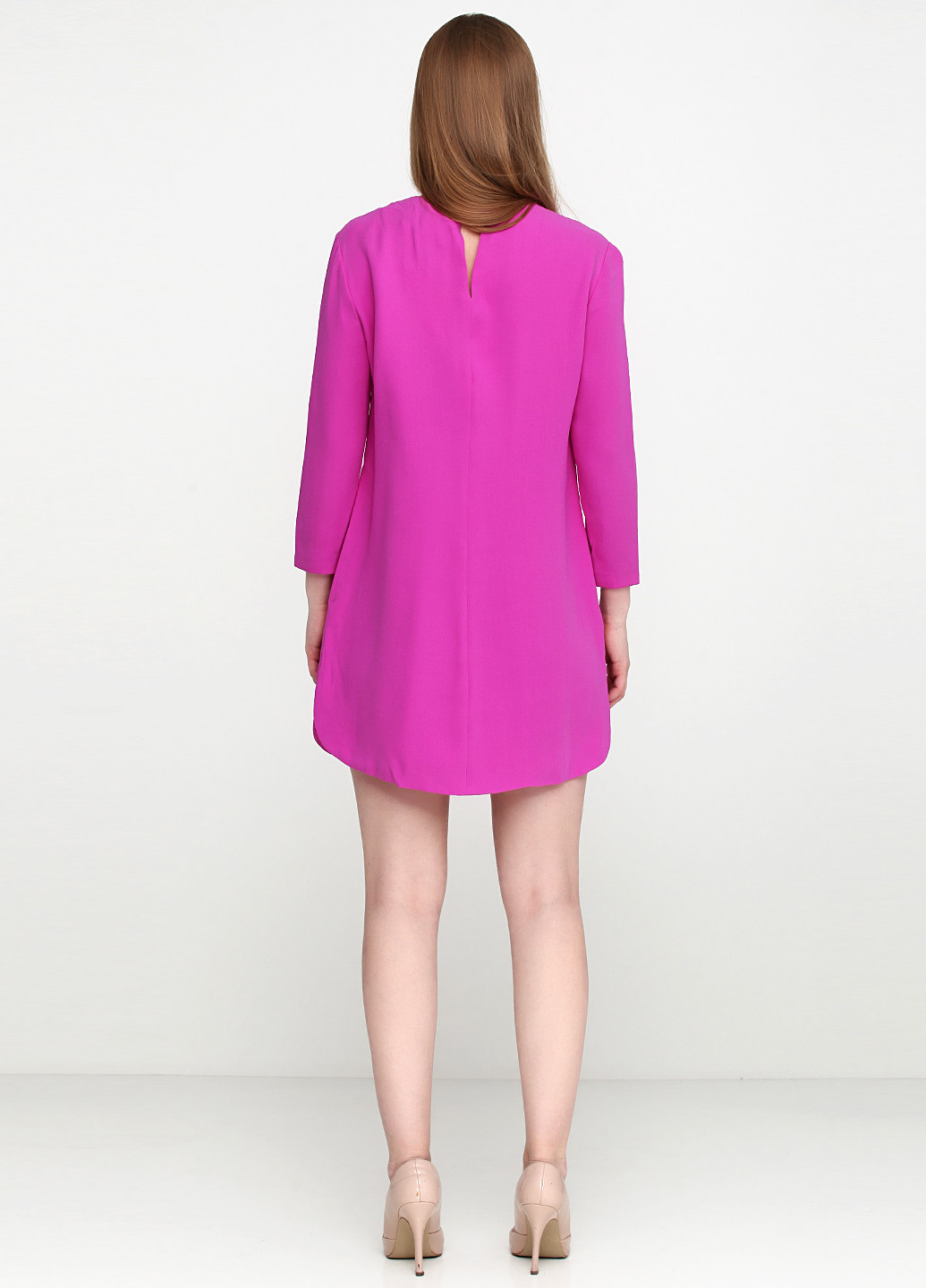 Фуксинова (кольору Фукія) кежуал сукня а-силует Ralph Lauren однотонна