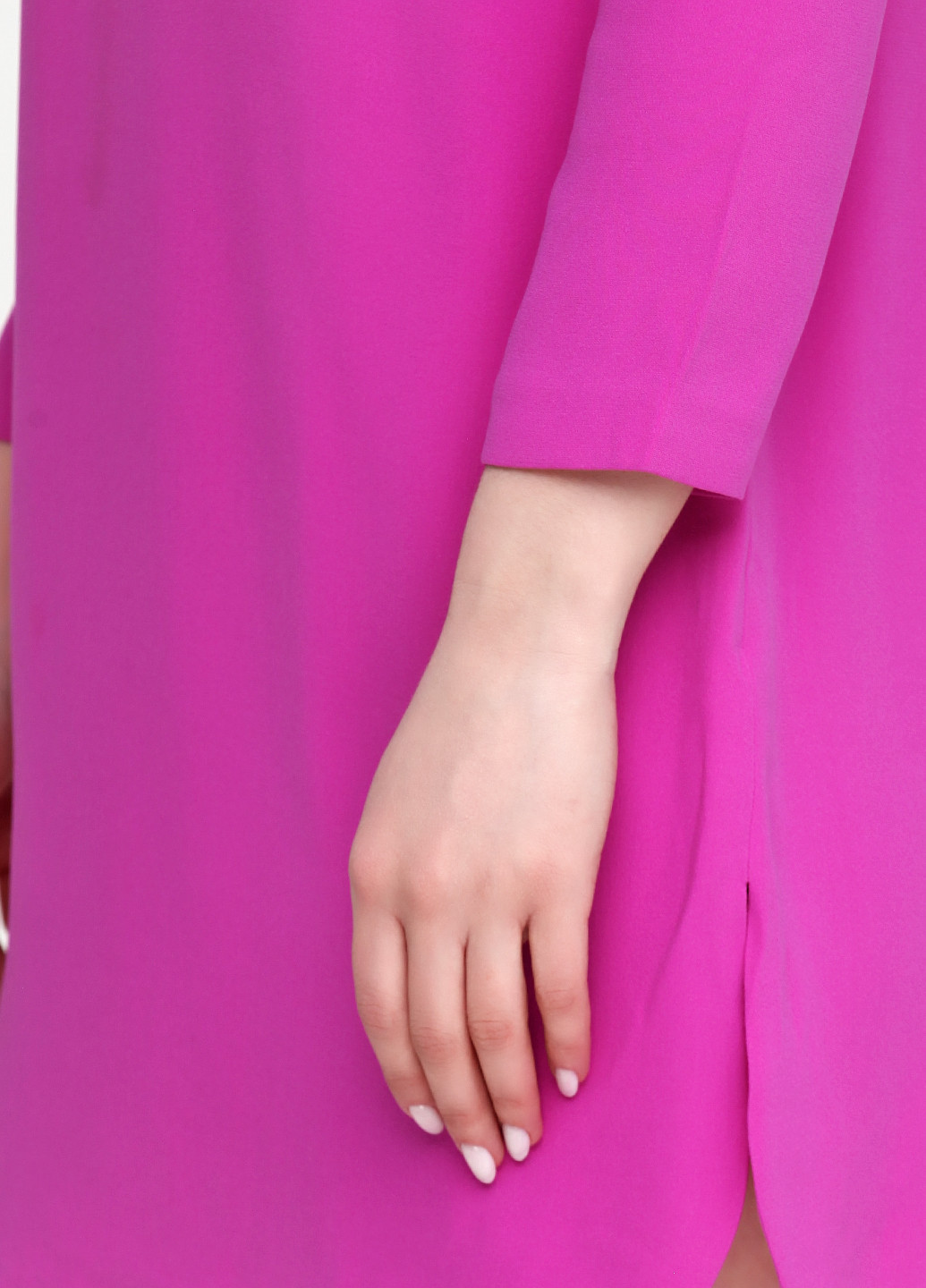 Фуксиновое (цвета Фуксия) кэжуал платье а-силуэт Ralph Lauren однотонное