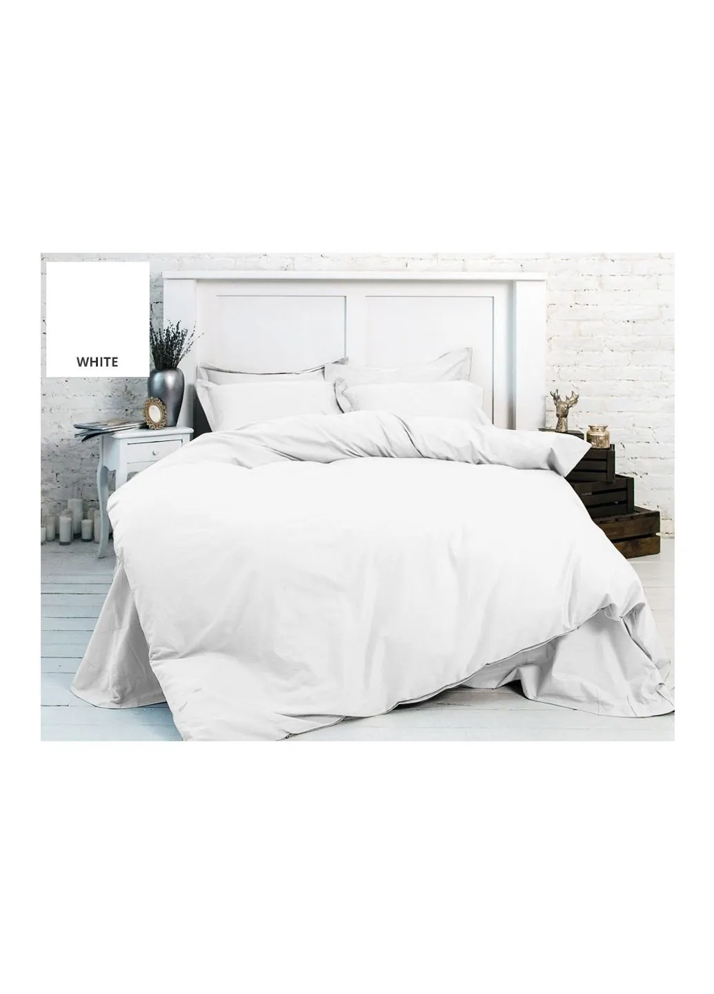 Простирадло Бязь Premium 11-2107 White 220х240 см (2200000954060) Mirson (254072942)