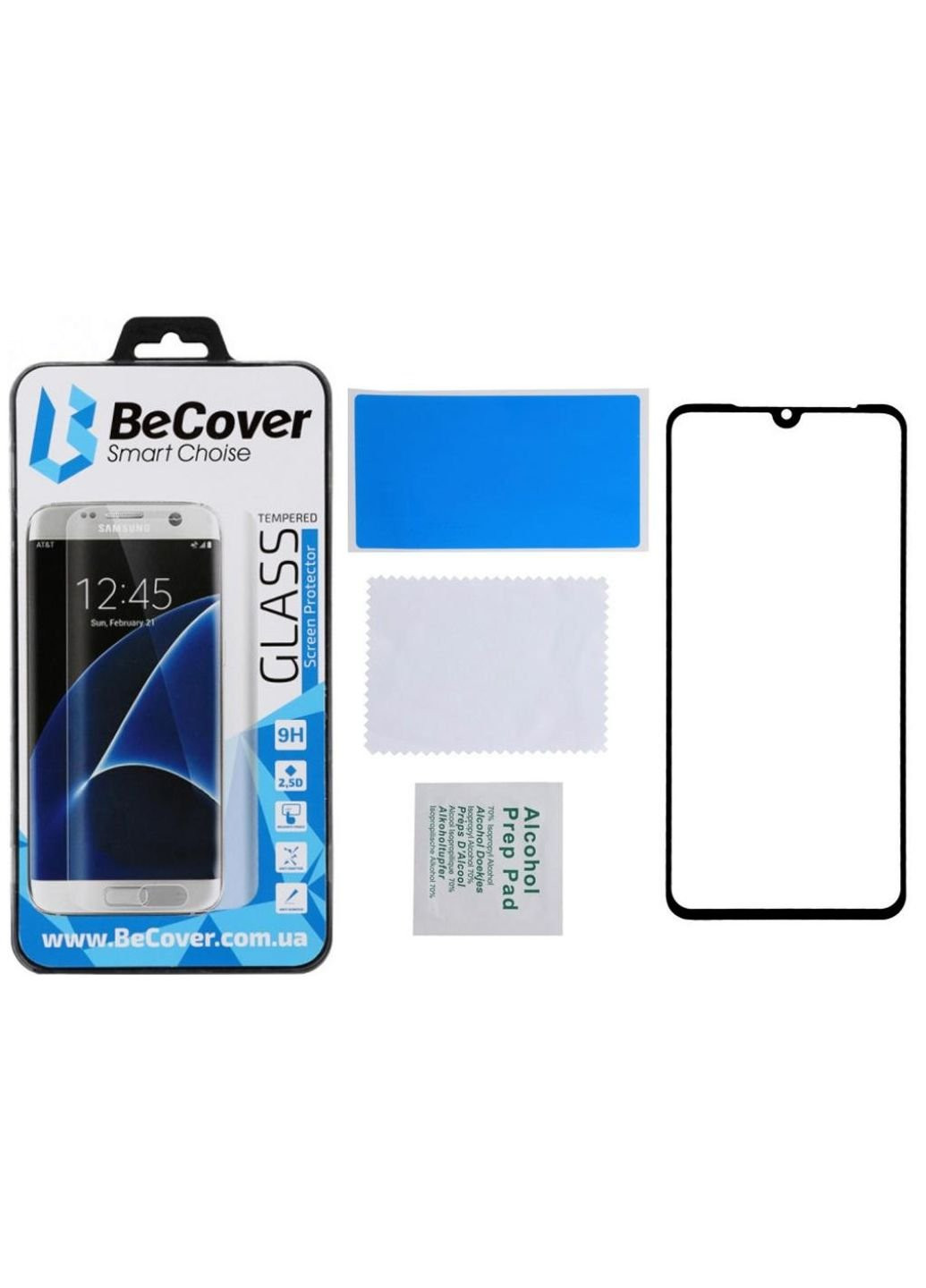 Скло захисне Samsung Galaxy A51 SM-A515 Black (704668) BeCover (252370291)