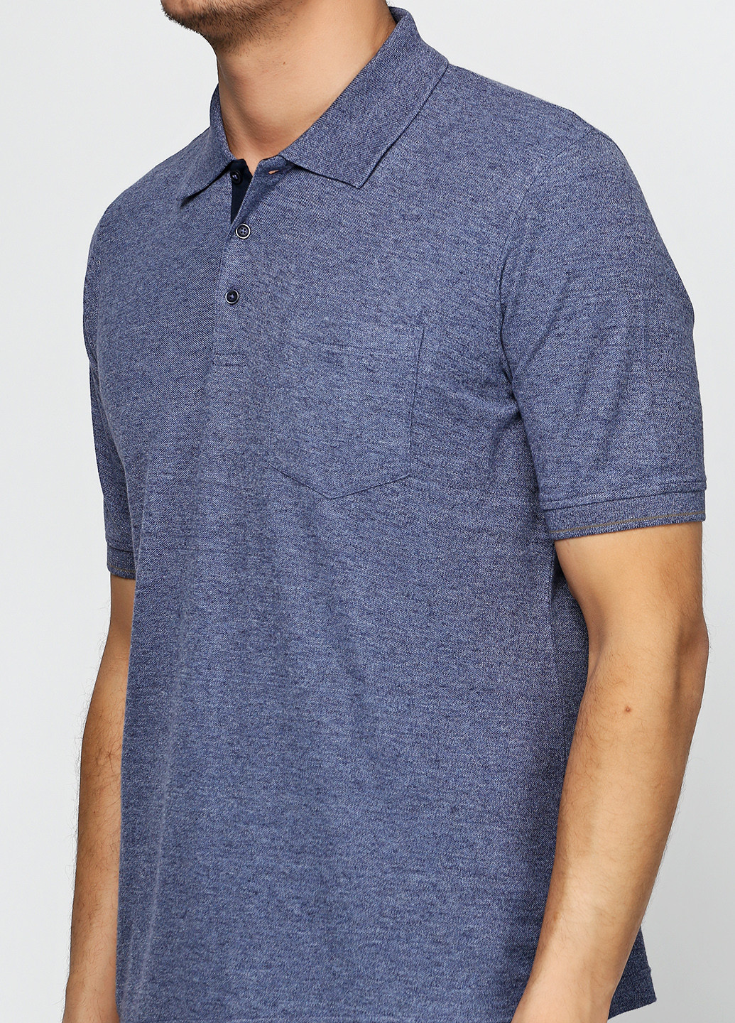 футболка-поло для мужчин Clipper меланжевая