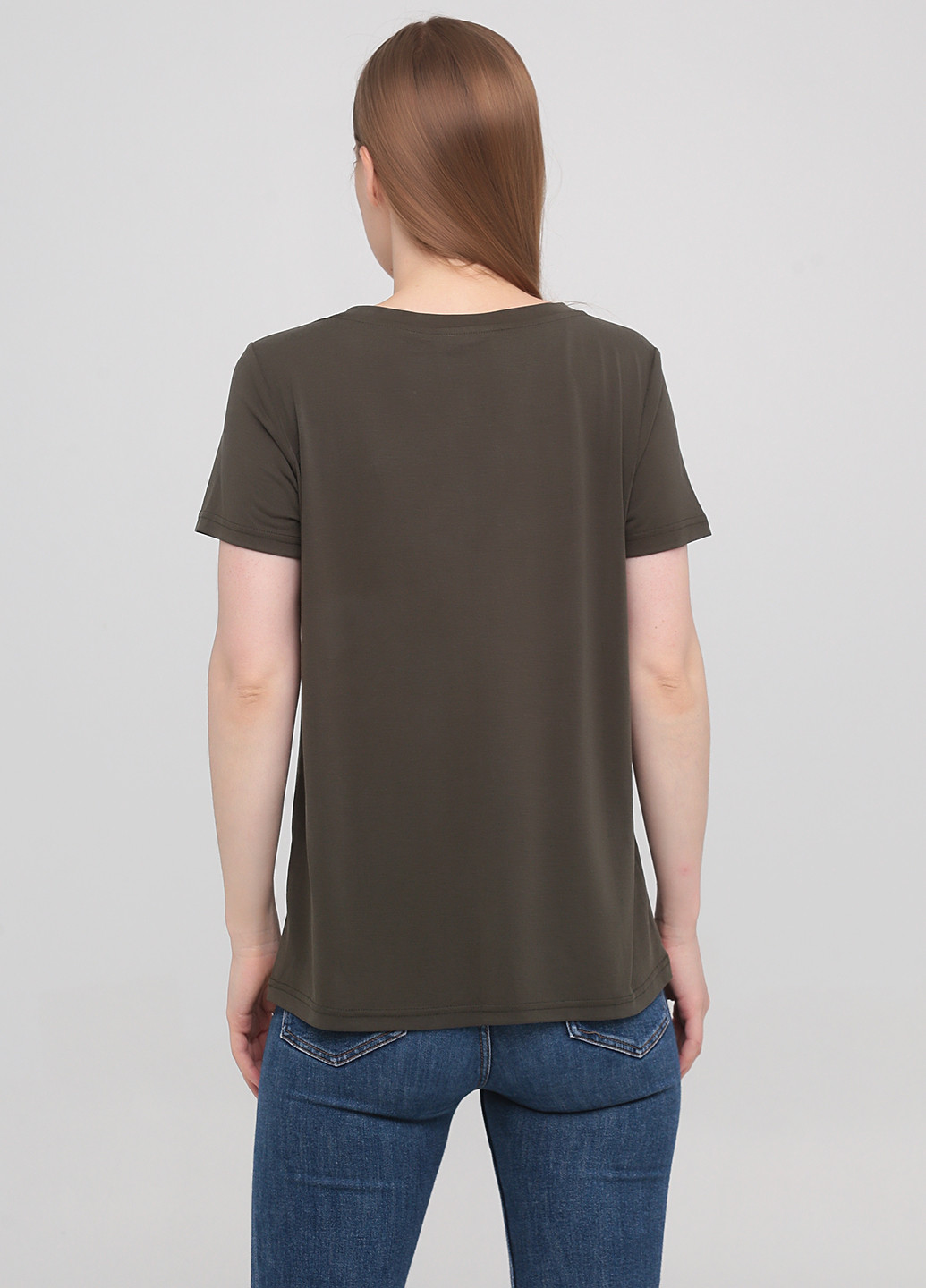 Хаки (оливковая) летняя футболка Minimum
