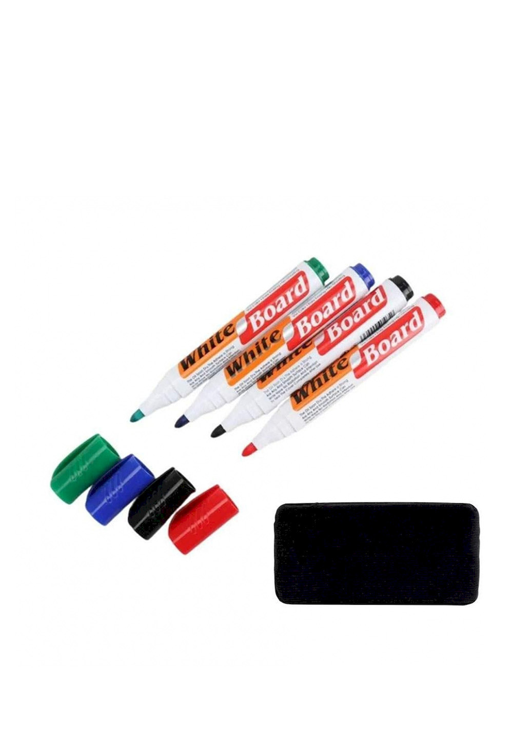 Маркер для дошки (12 шт.) та губка для стирання, 25х20х2 см Forus (342972118)