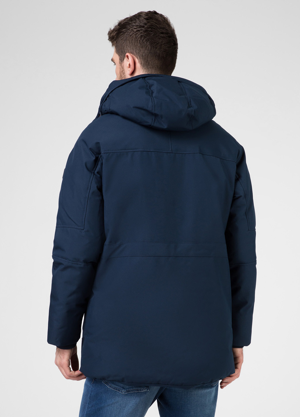 Темно-синяя зимняя куртка Tommy Hilfiger