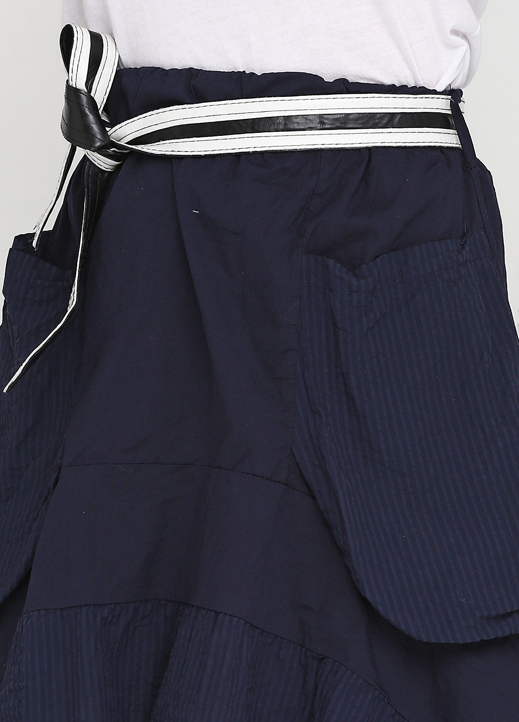 Темно-синяя кэжуал однотонная юбка Jazz мини