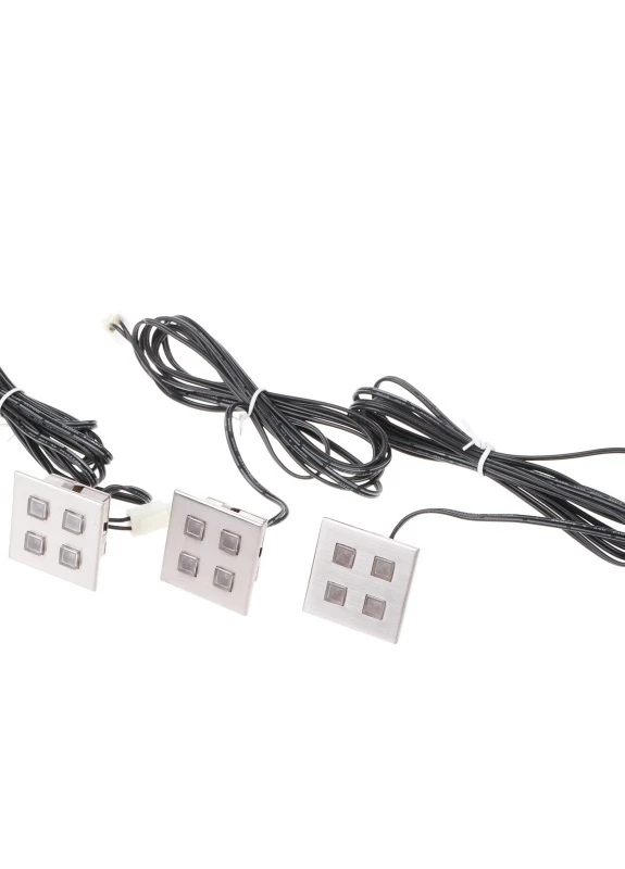 Комплект точечных мебельных светильников LED SET 18/HDL-DJ 18 3x1W Brille (253893264)