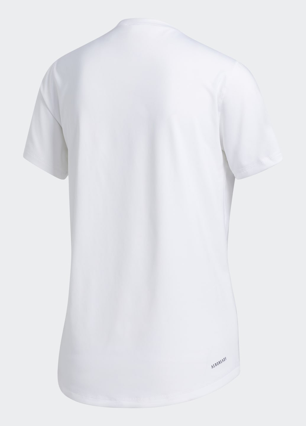 Біла літня футболка для фітнесу badge of sport adidas