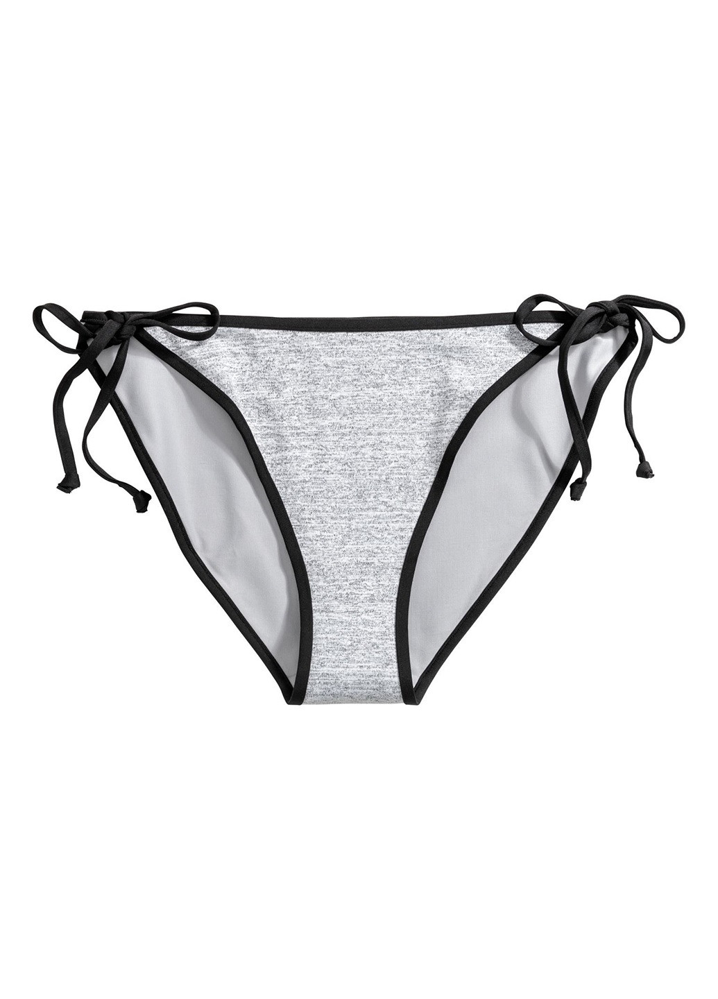 Серые купальные трусики-плавки меланжевые H&M