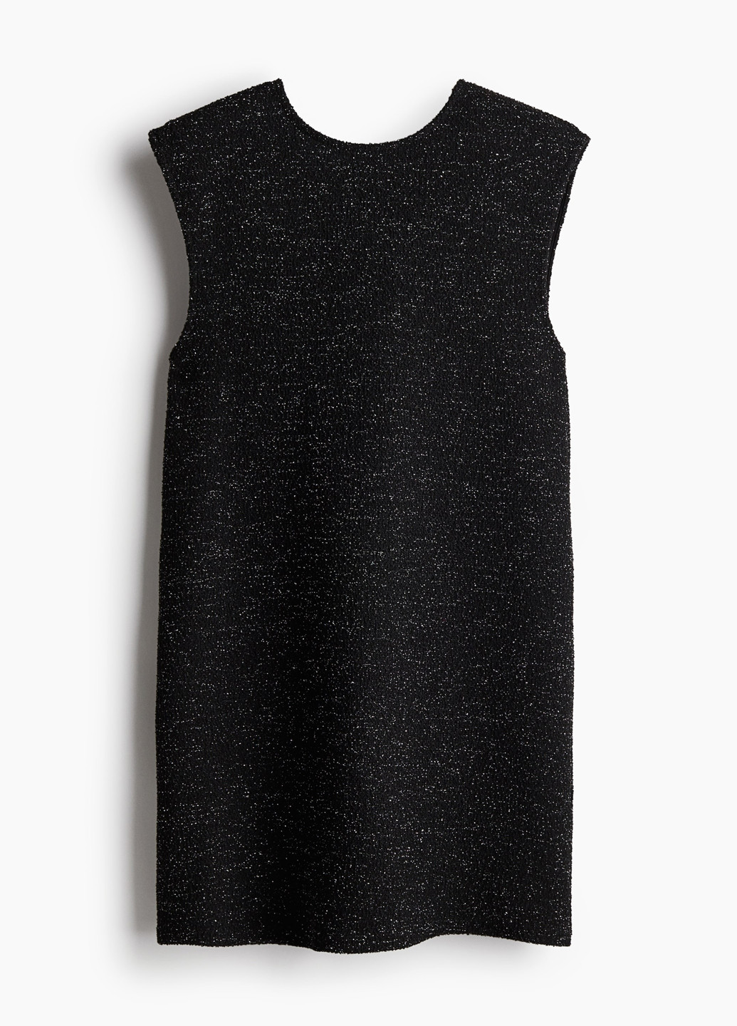 Чорна коктейльна, вечірня сукня з відкритою спиною H&M однотонна