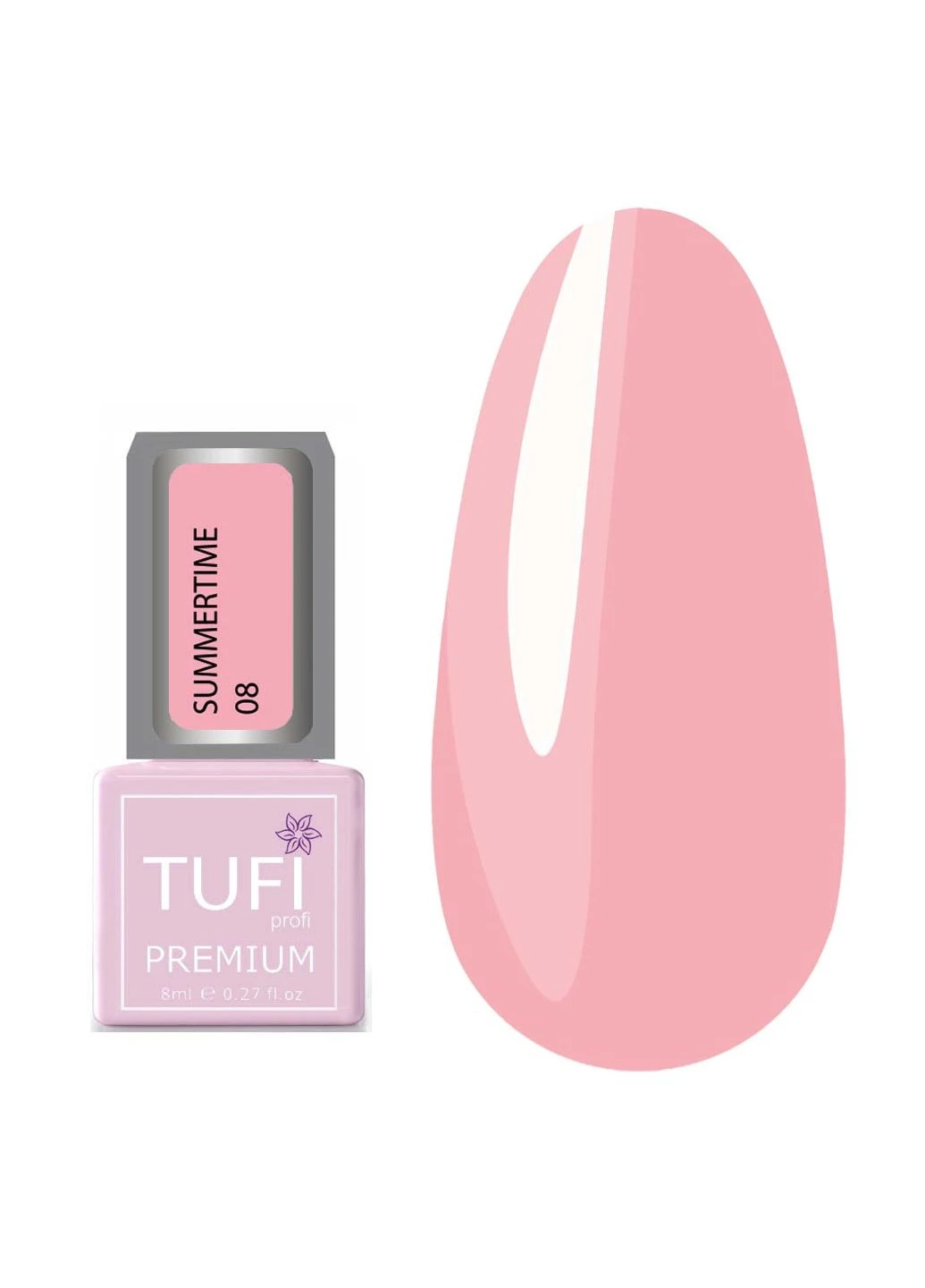 Гель-лак PREMIUM Summertime 08 цветочный нектар 8мл (0102178) Tufi Profi 0 (239833633)