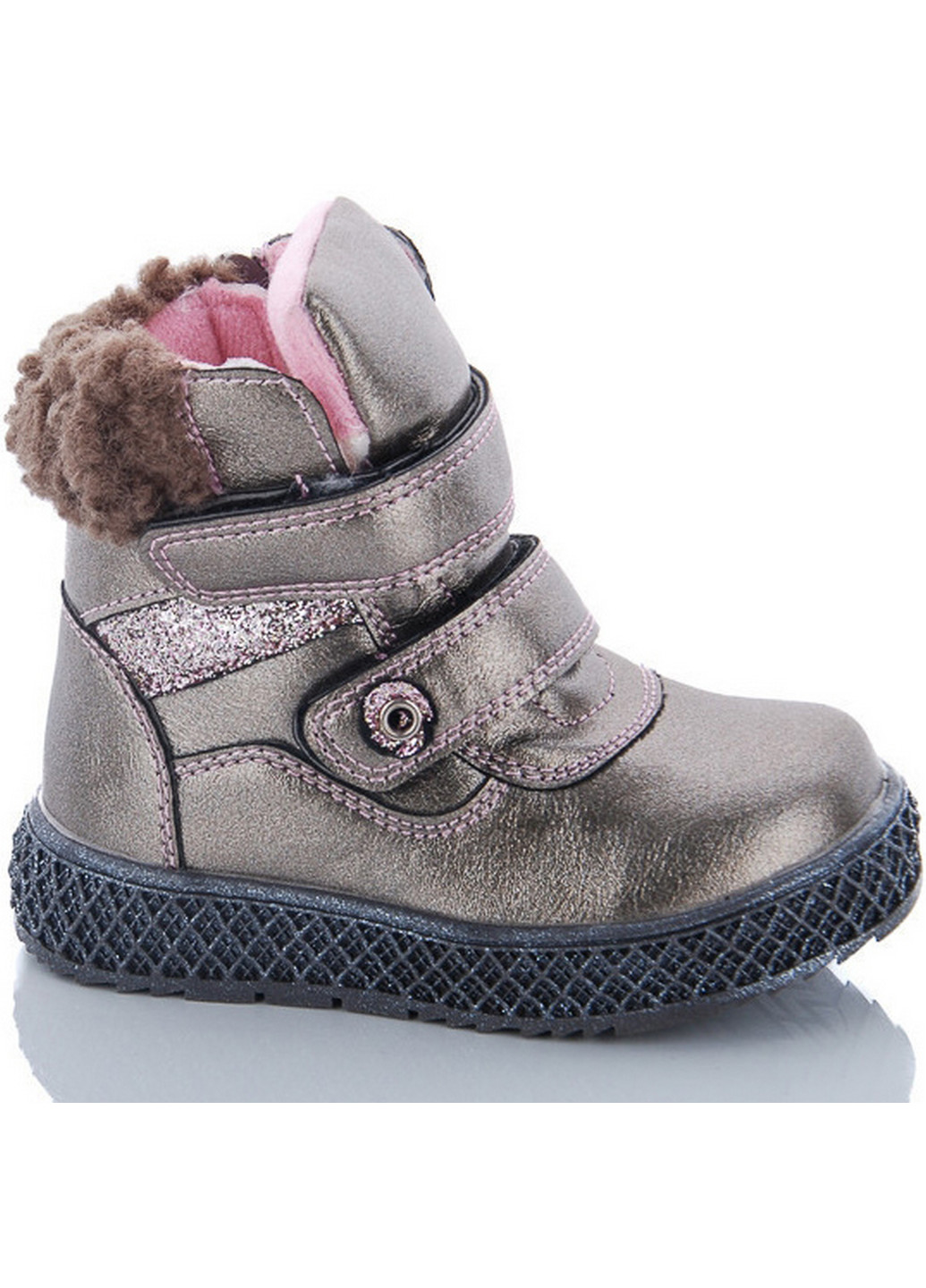 Зимние ботинки с натуральной шерстью XT93-1Q 28 Асфальтовый Солнце (207657381)