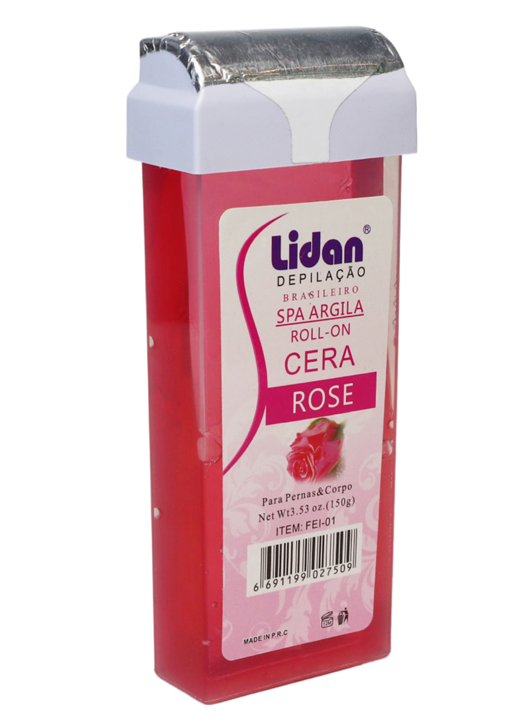 Воск для депиляции Lidan в картридже 100мл Роза UFT