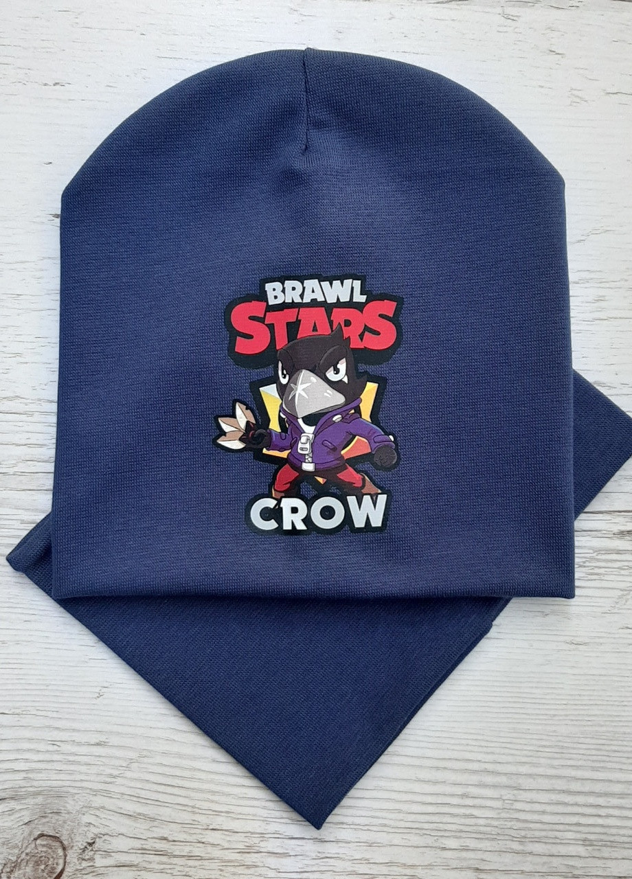 Детская шапка с хомутом КАНТА размер 48-52, синий (OC-526) Канта (212242601)