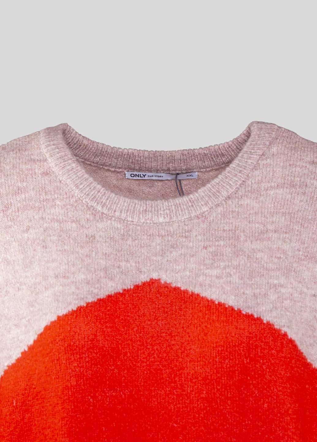Комбинированный демисезонный свитер Only