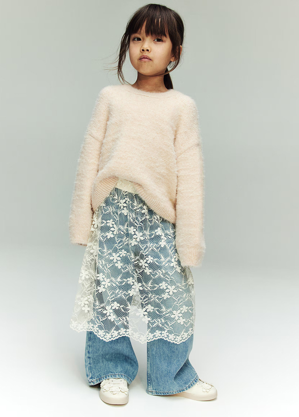 Светло-бежевый демисезонный джемпер джемпер H&M