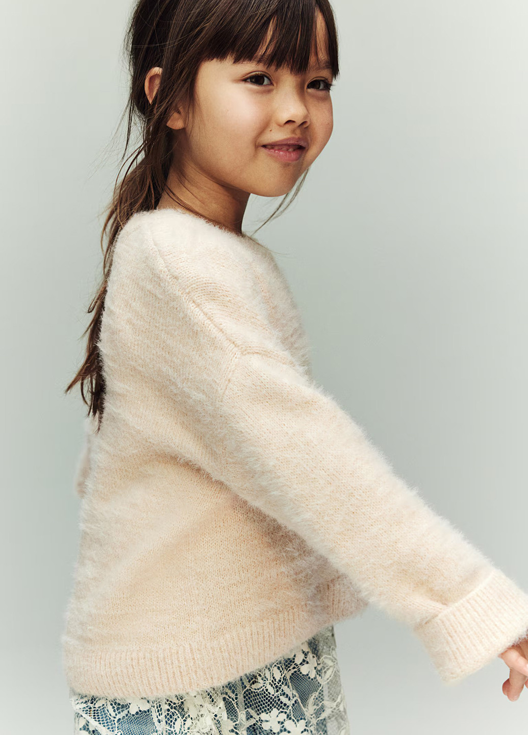 Светло-бежевый демисезонный джемпер джемпер H&M